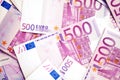 500 Euro money banknotes Royalty Free Stock Photo