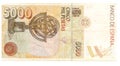 5000 peseta bill of Spain Royalty Free Stock Photo