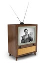 50s TV commercial Royalty Free Stock Photo