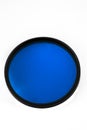 52mm Blue intensifier filter Royalty Free Stock Photo