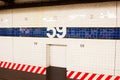 59th Street Subway Station, NYC Royalty Free Stock Photo