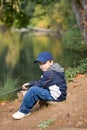 6 years old fisher boy