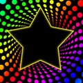 70's Superstar Rainbo Twirl Royalty Free Stock Photo