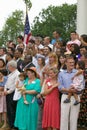 76 new American citizens Royalty Free Stock Photo