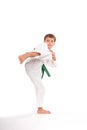 7yo Green Belt Royalty Free Stock Photo