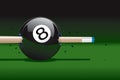 8 Ball Broken Royalty Free Stock Photo