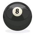 8 Ball with clipping path