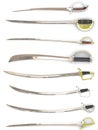 8 sabre swords