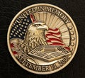 9/11 Memorial Coin Royalty Free Stock Photo