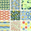 9 seamless backgrounds