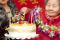 90 years old woman Royalty Free Stock Photo
