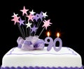 90th Cake Royalty Free Stock Photo