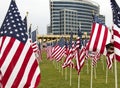 911 United States Memorial Day Patriotic Flags Royalty Free Stock Photo