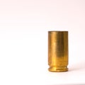 9mm shell casing Royalty Free Stock Photo
