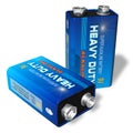 9V batteries Royalty Free Stock Photo