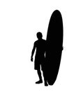 A12 Surfer Silhouette