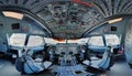 A300 jetliner cockpit Royalty Free Stock Photo