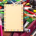 A4 sheet of paper in the background stationery Royalty Free Stock Photo