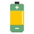 AA Alkaline battery icon isolated