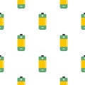 AA Alkaline battery pattern seamless