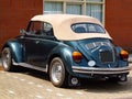 Beautiful classic VW cabrio with linen roof Royalty Free Stock Photo