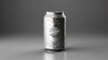 aA realistic short aluminum can mockup