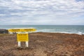 AA signpost at Slope Point which is the southernmost point of the South Island of New Zealand. Royalty Free Stock Photo