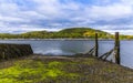 AA view down a slipway towards the Beauly Firth at Inverness, Scotland