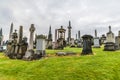 AA view over the older parts of the Necropolis in Glasgow Royalty Free Stock Photo