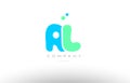 AAAAA alphabet letter blue green logo icon design