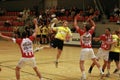 AaB Handball - Ikast FS Royalty Free Stock Photo