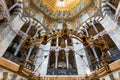 Aachen/ Germany: Beautiful interior of the Palatine Chapel in the Aachen Cathedral, UNESCO Site