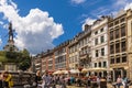 Aachen/ Germany: The Beautiful Market Square with the Statue of Charlemagne