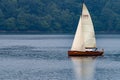 AACHEN, GERMANY- 10 June 2018 - sailing boats cruiseing on the l