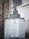 AACHEN, GERMANY. OCTOBER 04, 2020. Bronze miniature cathedral