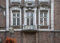 AACHEN, GERMANY. OCTOBER 04, 2020. Street view, facade of old house