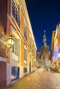 Aachen Town Hall At Night, Germany