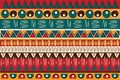 African print fabric, tribal ethnic ornament patchwork pattern. Handmade geometric elements ornament for your design colorful Afro