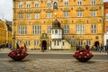 Aalborg, Denmark: Jens Bang`s House from 1600th century Royalty Free Stock Photo