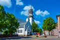 Aalborg, Denmark, June 15, 2022: Budolfi Church in Danish town A Royalty Free Stock Photo