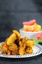 Aloo ki sabzi/potato curry/bateka nu shak Royalty Free Stock Photo