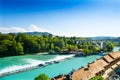 Aare river in Bern Royalty Free Stock Photo