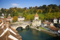 Aare River, Bern Switzerland Royalty Free Stock Photo