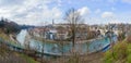 Aare River and Old City skyline, in Bern