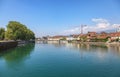 Aare river in Solothurn, Switzerland