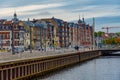 Aarhus, Denmark, June 14, 2022: Waterfront in the port of Aarhus Royalty Free Stock Photo