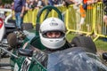AARHUS, DENMARK - MAY 28 2016: Axel Pilz in Cooper T71/73-Lotus, at the Classic Race Aarhus 2016 Royalty Free Stock Photo