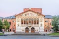 Aarhus Theatre with an adorned facade