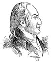 Aaron Burr, vintage illustration