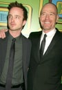Aaron Paul,Bryan Cranston Royalty Free Stock Photo